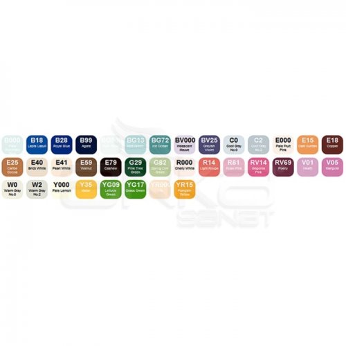 Copic Ciao Marker 36lı Set A