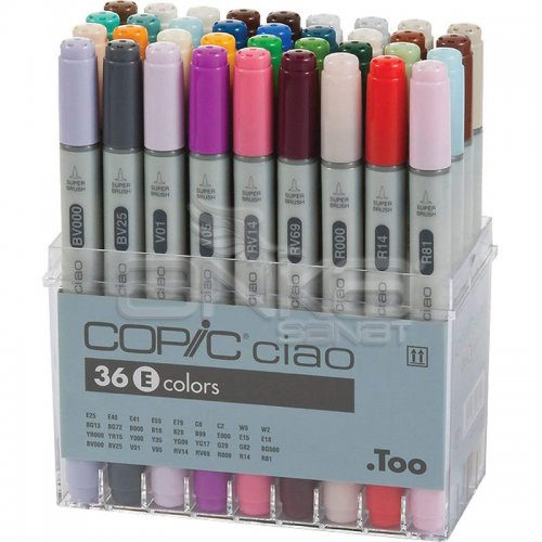 Copic Ciao Marker 36lı Set E