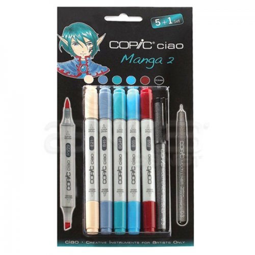 Copic Ciao Marker 5+1 Set Manga 2