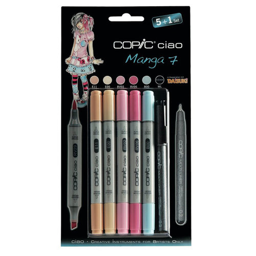 Copic Ciao Marker 5+1 Set Manga 7