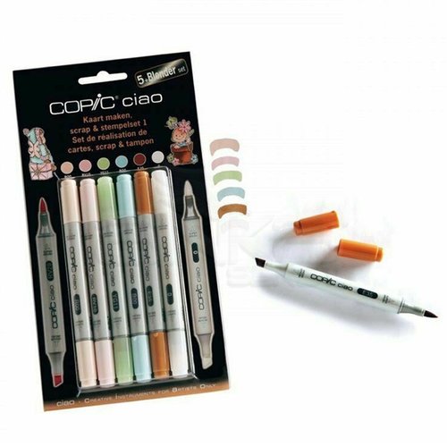 Copic Ciao Marker 5+1 Set Scrapbooking 1