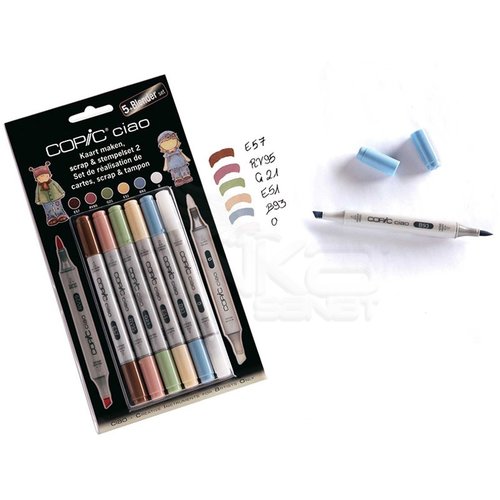 Copic Ciao Marker 5+1 Set Scrapbooking 2