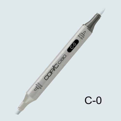 Copic Ciao Marker C-0 Cool Gray No.0 - C-0 Cool Gray No.0