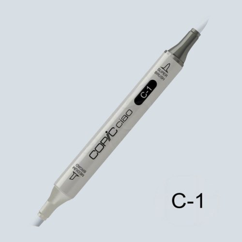 Copic Ciao Marker C-1 Cool Gray No.1 - C-1 Cool Gray No.1