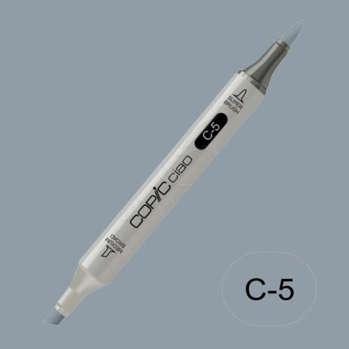 Copic Ciao Marker C-5 Cool Grey No.5 - C-5 Cool Grey No.5