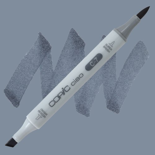 Copic Ciao Marker C-7 Cool Gray No.7 - C-7 Cool Gray No.7