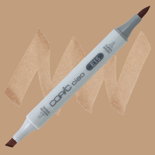 Copic Ciao Marker E15 Dark Suntan - E15 Dark Suntan