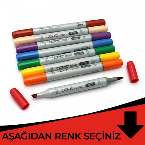 Copic Ciao Marker Kırmızı Tonlar