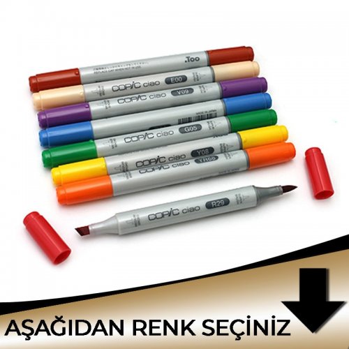 Copic Ciao Marker Metalik Tonlar