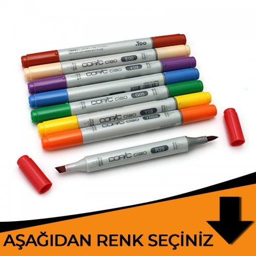 Copic Ciao Marker Turuncu Tonlar