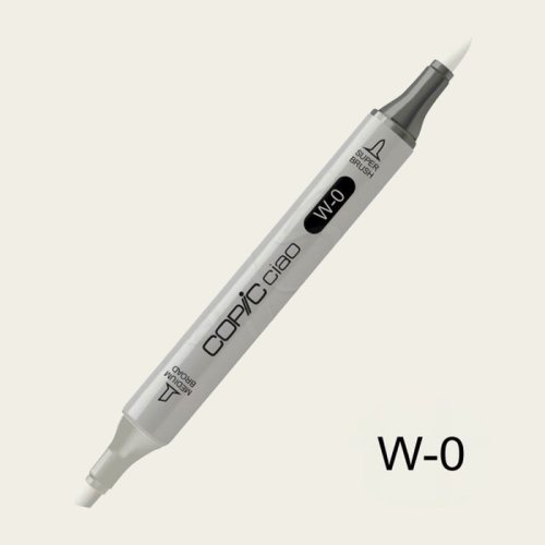 Copic Ciao Marker W-0 Warm Gray No.0 - W0 WARM GRAY