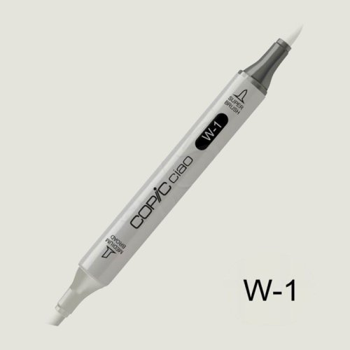 Copic Ciao Marker W-1 Warm Gray No.1 - W1 WARM GRAY