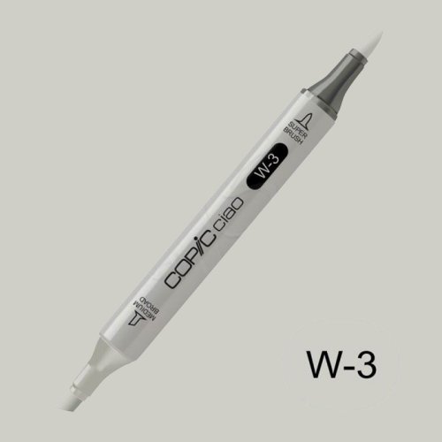 Copic Ciao Marker W-3 Warm Gray No.3 - W3 WARM GRAY