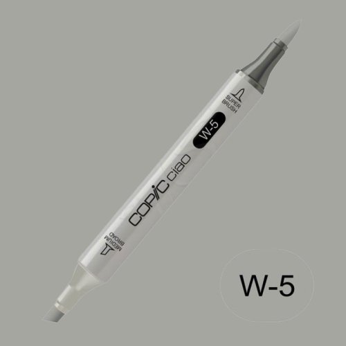 Copic Ciao Marker W-5 Warm Gray No.5 - W5 WARM GRAY