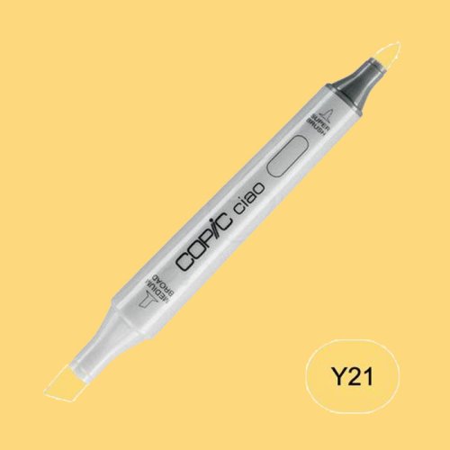 Copic Ciao Marker Y21 Buttercup Yellow - Y21 BUTTERCUP YELLOW