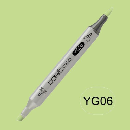 Copic Ciao Marker YG06 Yellowish Green - YG06 YELLOWISH GREEN