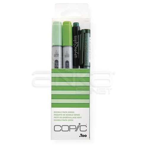 Copic Doodle Pack 4lü Set Green