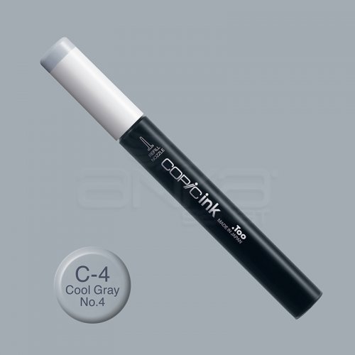 Copic İnk Refill 12ml C-4 Cool Gray 4 - C-4 Cool Gray No.4