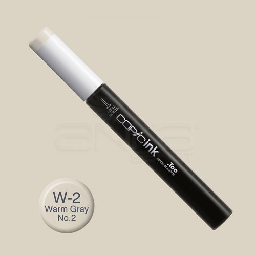 Copic İnk Refill 12ml W-2 Warm Gray 2 - W-2 Warm Gray No.2