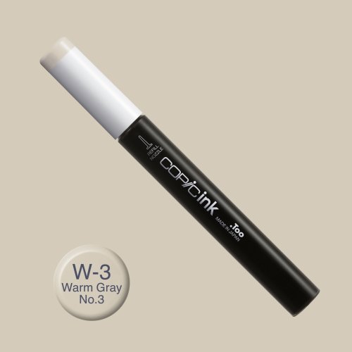 Copic İnk Refill 12ml W-3 Warm Gray 3