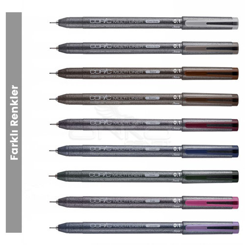 Copic Multiliner Teknik Çizim Kalemi 0,03mm