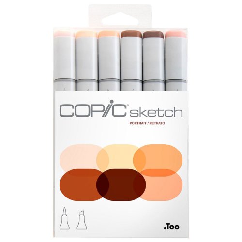 Copic Sketch Marker 6lı Set Portrait