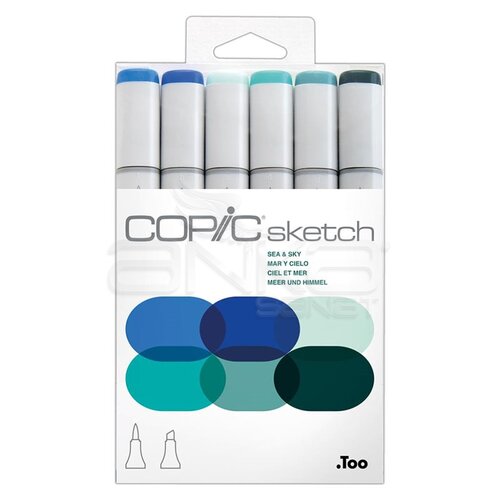 Copic Sketch Marker 6lı Set Sea & Sky