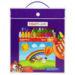 Craft & Arts - Crafts & Arts Pastel Boya 36+4 Renk Çantalı 1536