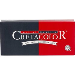 Cretacolor - Cretacolor Natural Charcoal Doğal Kömür Füzen 12mm 49341