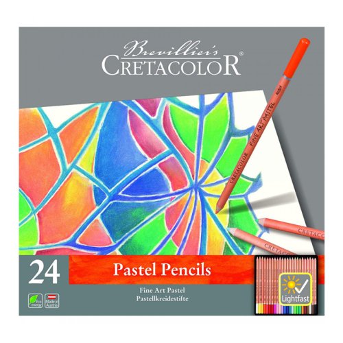 Cretacolor Fine Art Pastel Boya Kalem Seti 24 Renk Metal Kutu