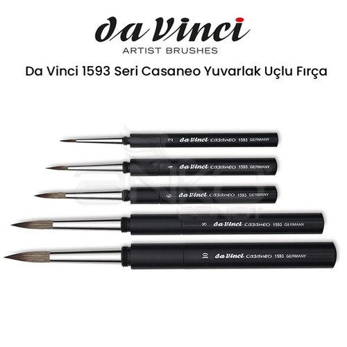 Da Vinci 1593 Seri Casaneo Yuvarlak Uçlu Fırça