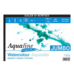 Daler Rowney Aquafine Jumbo Sulu Boya Blok Hot Pressed 300g 50 Yaprak - Thumbnail