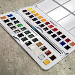 Daler Rowney Aquafine Studio Set 48li Set - Thumbnail