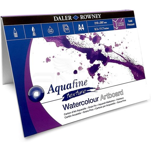 Daler Rowney Aquafine Texture Artboard Sulu Boya Bloğu 10 Yaprak