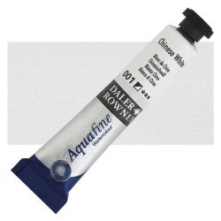 Daler Rowney - Daler Rowney Aquafine Tüp Sulu Boya 8ml 001 Chinese White