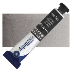 Daler Rowney - Daler Rowney Aquafine Tüp Sulu Boya 8ml 034 Ivory Black