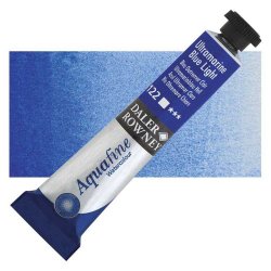 Daler Rowney - Daler Rowney Aquafine Tüp Sulu Boya 8ml 122 Ultramarine Blue Light