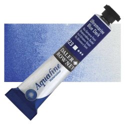 Daler Rowney - Daler Rowney Aquafine Tüp Sulu Boya 8ml 123 Ultramarine Blue Dark