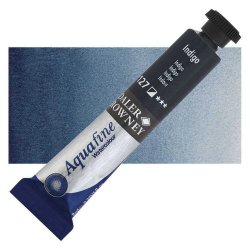 Daler Rowney - Daler Rowney Aquafine Tüp Sulu Boya 8ml 127 Indigo