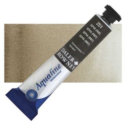 Daler Rowney - Daler Rowney Aquafine Tüp Sulu Boya 8ml 251 Sepia Hue