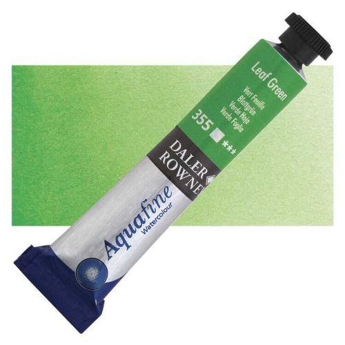 Daler Rowney Aquafine Tüp Sulu Boya 8ml 355 Leaf Green - 355 Leaf Green