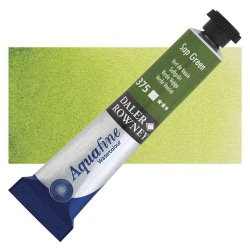 Daler Rowney - Daler Rowney Aquafine Tüp Sulu Boya 8ml 375 Sap Green