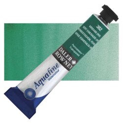 Daler Rowney - Daler Rowney Aquafine Tüp Sulu Boya 8ml 382 Viridian Hue