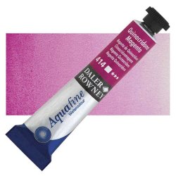 Daler Rowney - Daler Rowney Aquafine Tüp Sulu Boya 8ml 414 Quinacridone Magenta