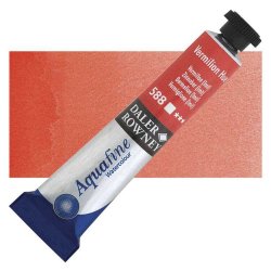 Daler Rowney - Daler Rowney Aquafine Tüp Sulu Boya 8ml 588 Vermilion Hue