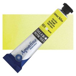 Daler Rowney - Daler Rowney Aquafine Tüp Sulu Boya 8ml 651 Lemon Yellow