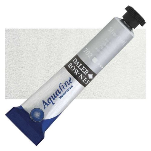 Daler Rowney Aquafine Tüp Sulu Boya 8ml 702 Silver Imit - 702 Silver Imit