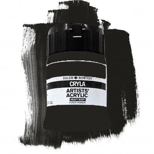 Daler Rowney Cryla Artist Akrilik Boya 250ml 036 Mars Black - 036 Mars Black