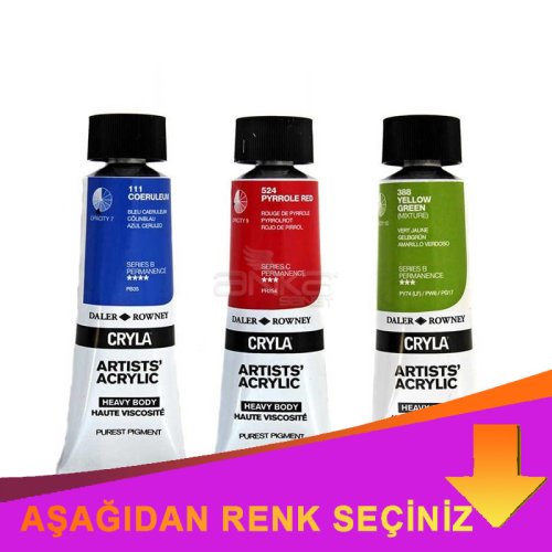 Daler Rowney Cryla Artist Akrilik Boya İndirimli Renkler