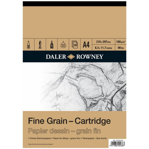 Daler Rowney Fine Grain Drawing Pads 30 Yaprak 120 g